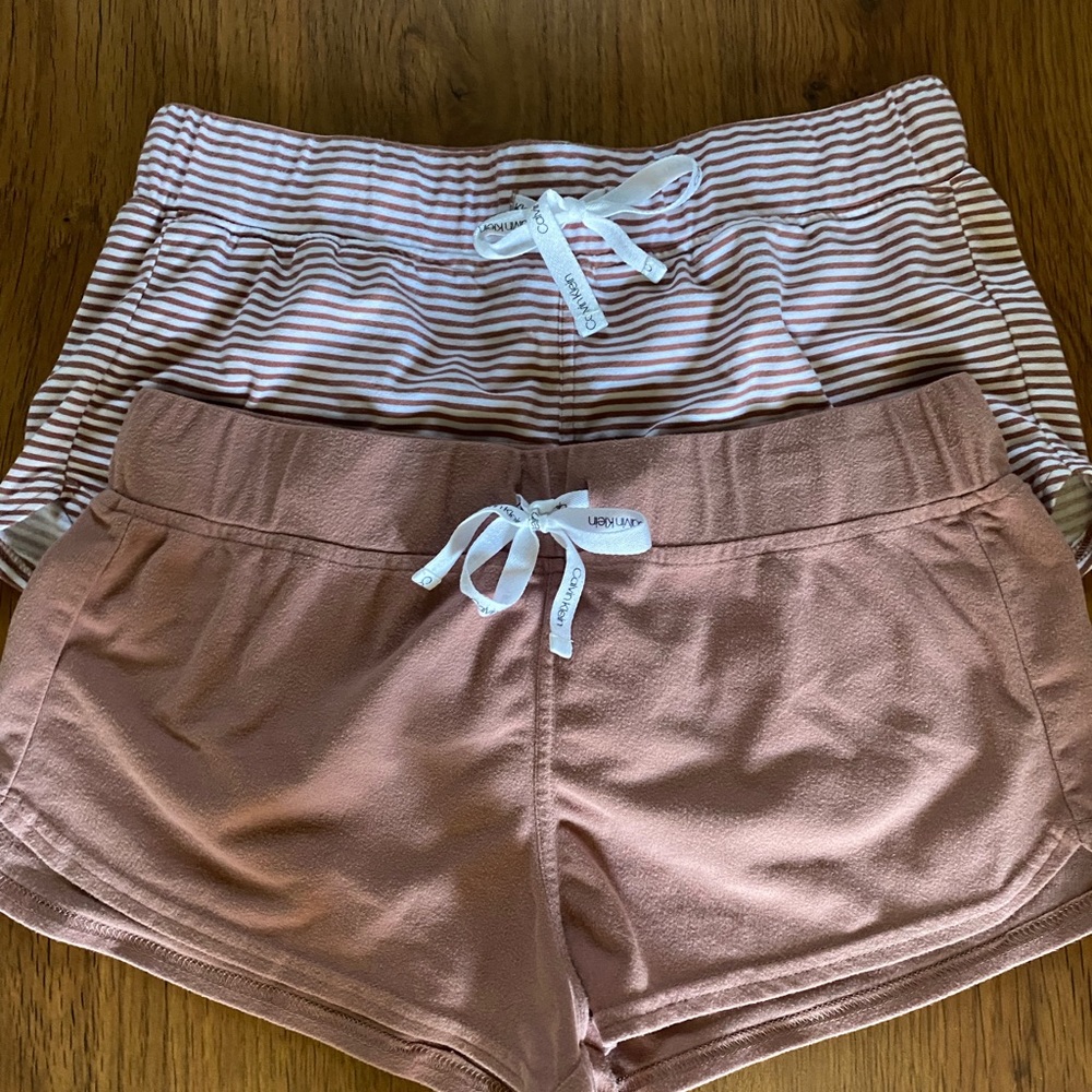 Calvin Klein set of 2 Sleepwear shorts, size Med